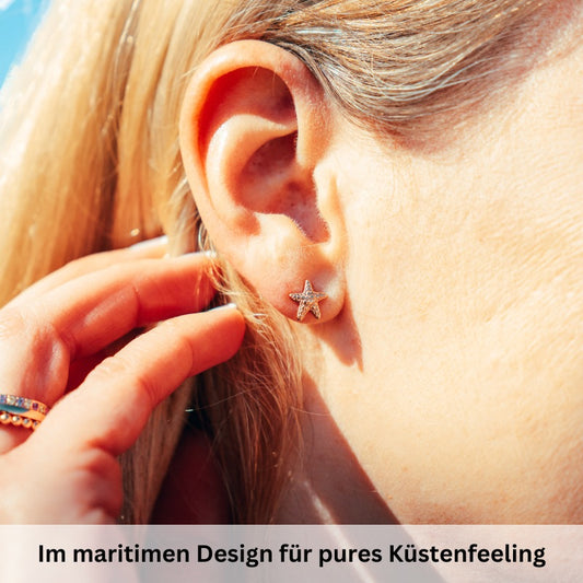 Ohrstecker Seestern aus Edelstahl
