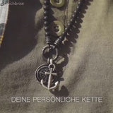 Kette Backbord (mit Rund-Karabiner) aus Edelstahl