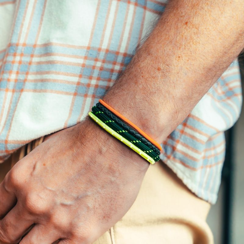 Leder & Segelseil Armband Summer Surfer (Multistrang)