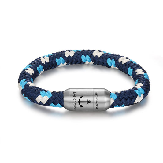 Segeltau Armband Tiefseetaucher (8mm)