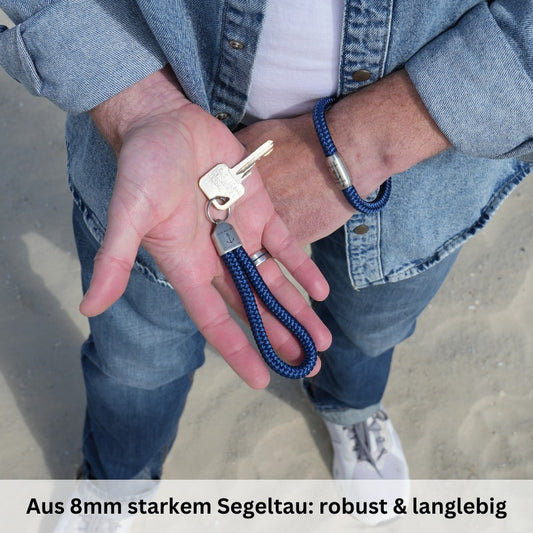 Schlüsselanhänger aus Segeltau Jenke (8mm)