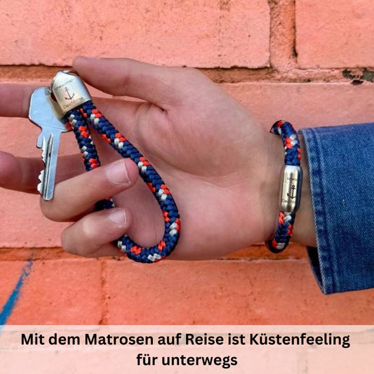 Schlüsselanhänger aus Segeltau Matrose (8mm)