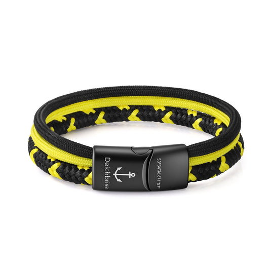 Segelseil-Segeltau Armband Torjäger (Multistrang)