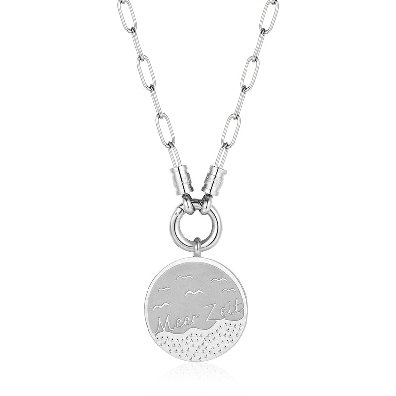 Charms Kette Beach (mit Rund-Karabiner) aus Edelstahl (Click-it)