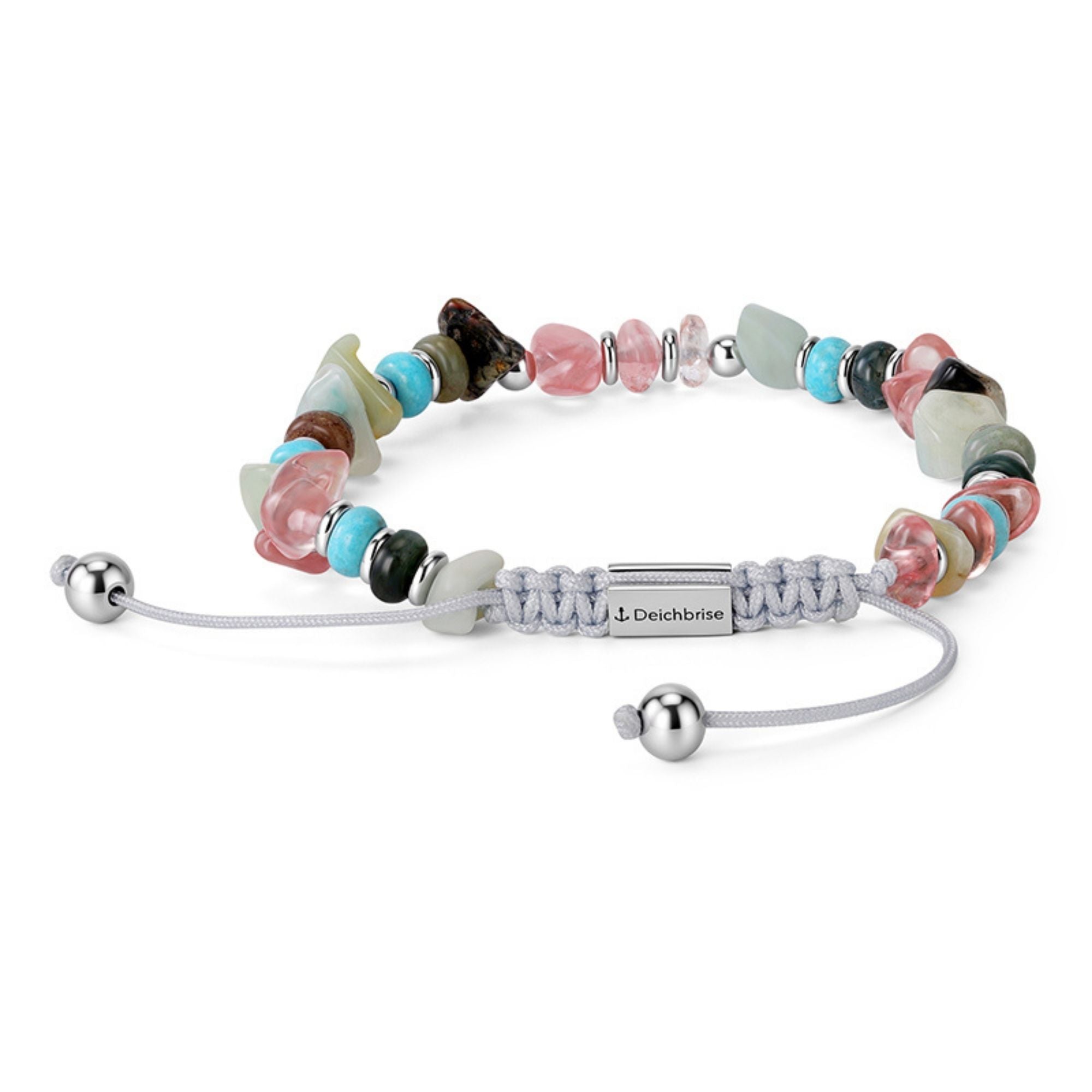 Armband Playa Sand aus Turquoise, Amazonite Jade, India Onyx & Cherry Quartz