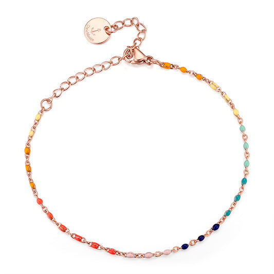 Fußkettchen aus Edelstahl Boho-Summer
