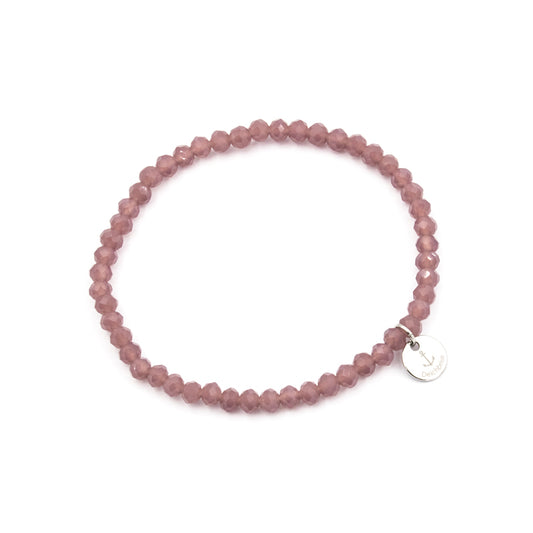 Glasschliffarmband (wildberry)