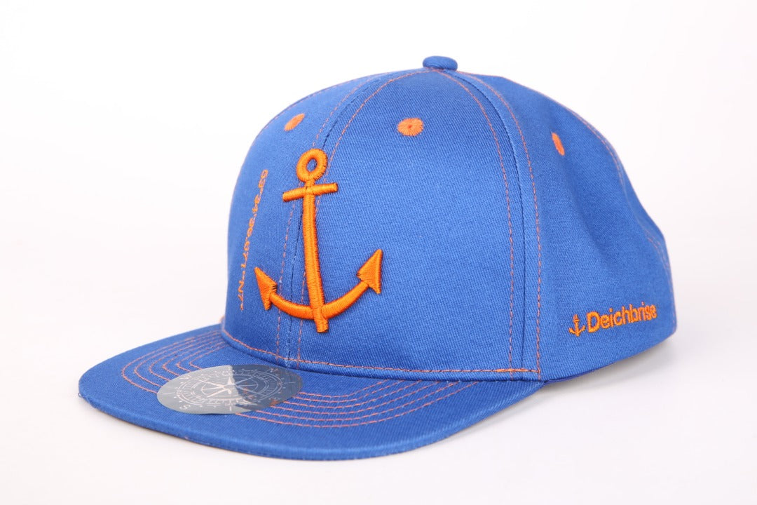 Baseball Cap - Conner (blau-orange)