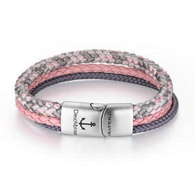 Leder & Segeltau Armband Pellworm (Multistrang)