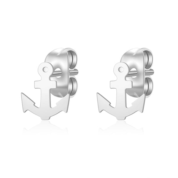 Ohrstecker Anker aus Edelstahl