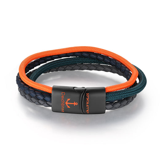 Leder & Segeltau Armband Summer Windsurfer (Multistrang)